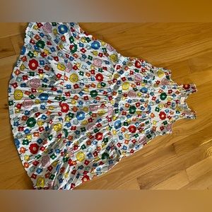 Hanna Andersson white floral racer back dress